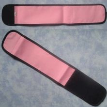 Plain Wrap Armband - Pale Pink & Black